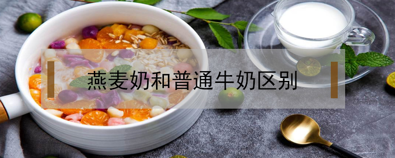 燕麥奶和普通牛奶區(qū)別