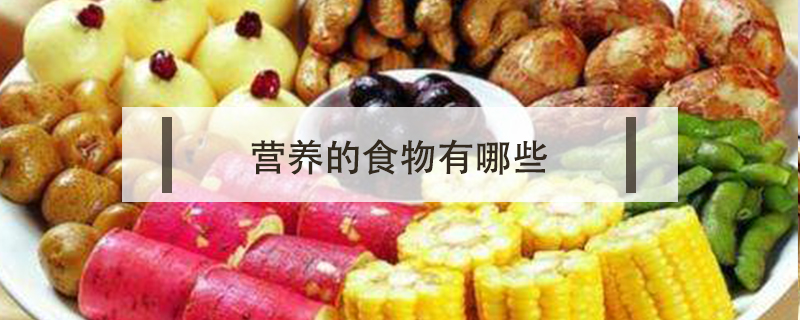 營養(yǎng)的食物有哪些